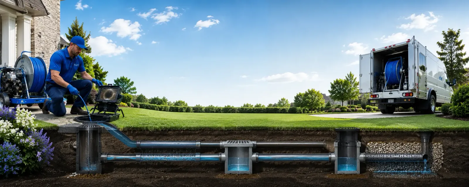 Outdoor drain cleaning information for Marquette, NE